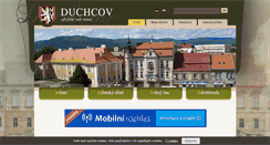 Desktop Screenshot of duchcov.cz